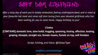 Soft Dom Girlfriend | Erotic Audio Play by Oolay-Tiger