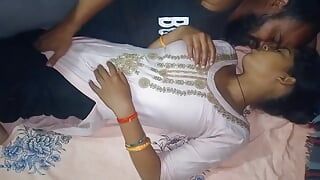 Indian sexy stepmom caught by stepson while talking to her boyfriend